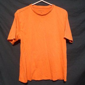 LOGAN HILL, solid orange short sleeve tee, medium, 38-40, GUC
